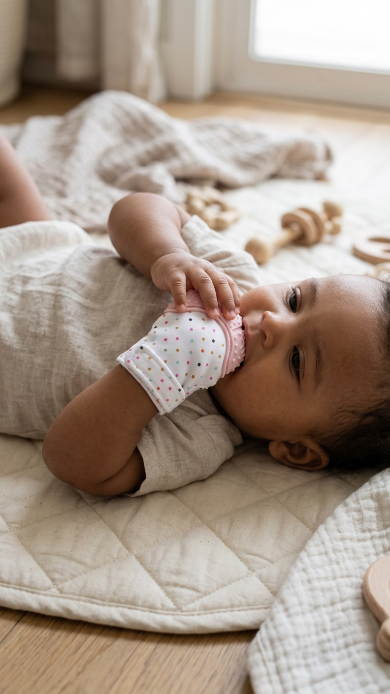 Baby Teething Glove – Soothing Mitten Toy