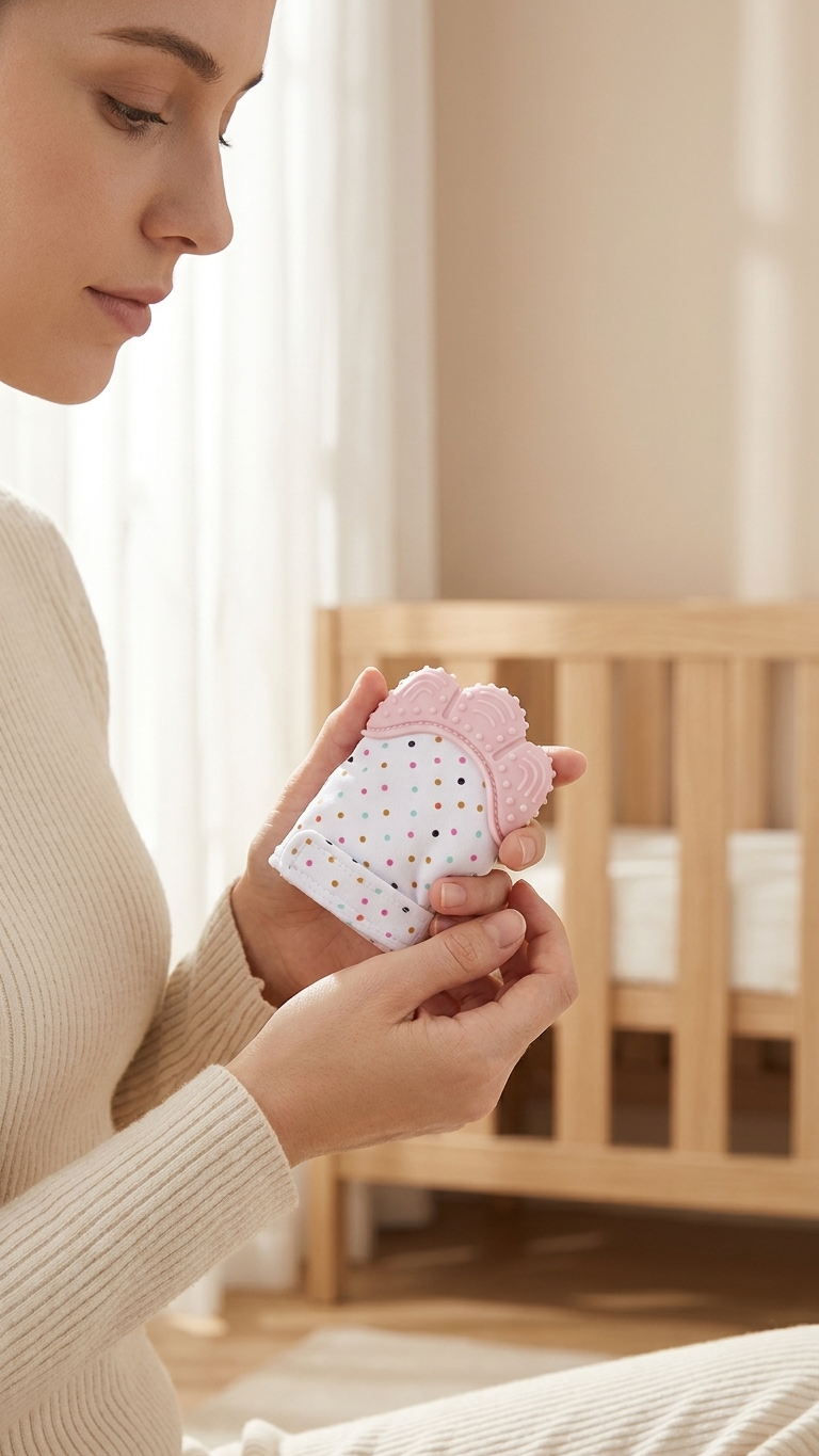 Baby Teething Glove – Soothing Mitten Toy