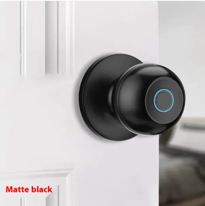 Round Lock Open Smart Round Door Lock Ball Lock Household Smart Lock One Hold Open Fin ...
